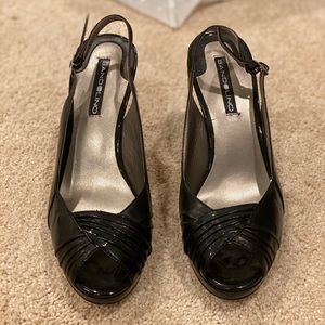 4 1/2 inch Black Heels